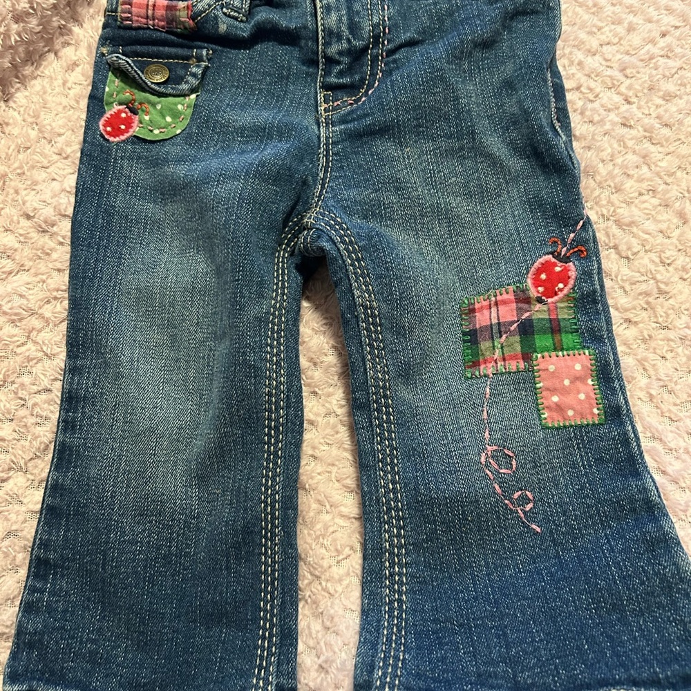 Kids Gap Denim Jeans with Embroidered Details